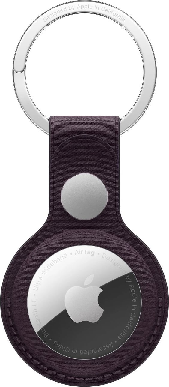 Apple AirTag FineWoven Key Ring, Blackberry