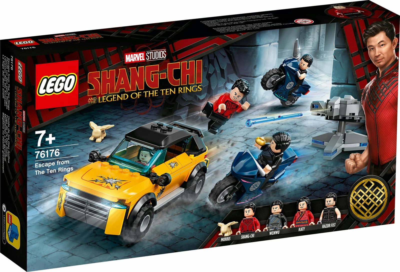 Set ndërtimi LEGO Marvel Avengers Escape from The Ten Rings, 321 pjesë, plastikë