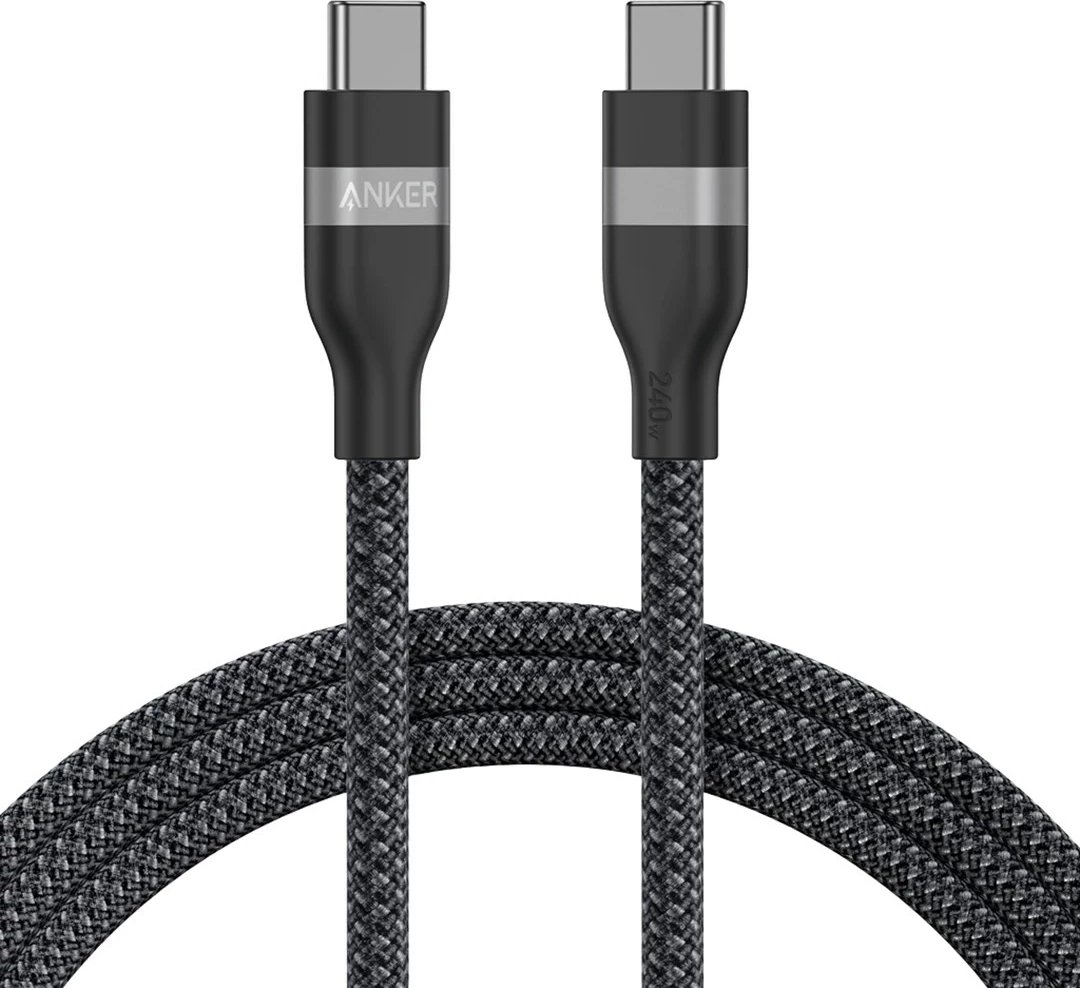 Kabëll USB Anker A82E2, 1.8 m, USB C, Zi