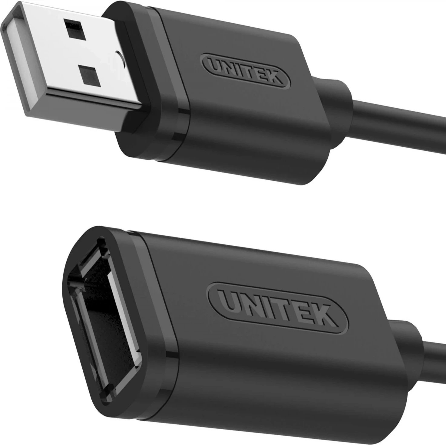 Kabllo USB Unitek, 0.5m, e zezë 