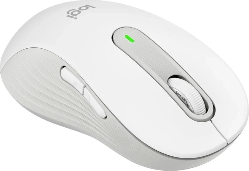 Mausi wireless për të majtë, Logitech, i bardhë