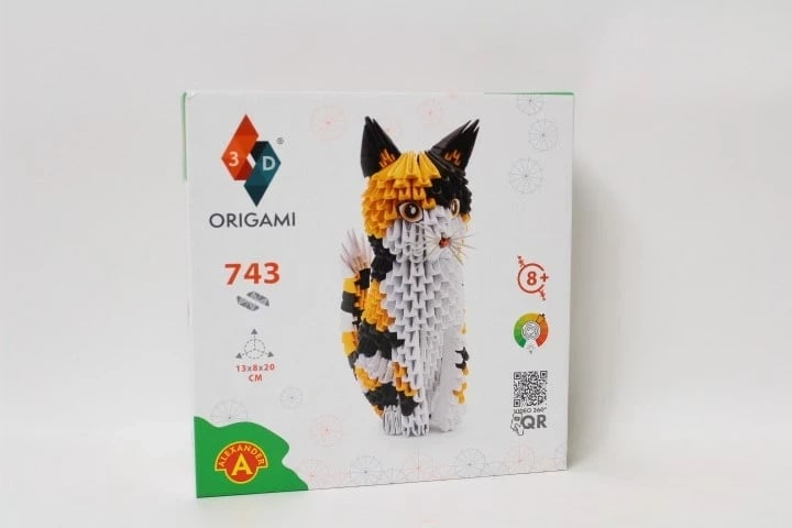 Set origami 3D Alexander, Kot, 743 pjesë