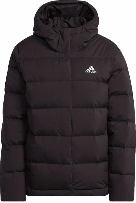 Jakne me kapuç për femra adidas, të zeza