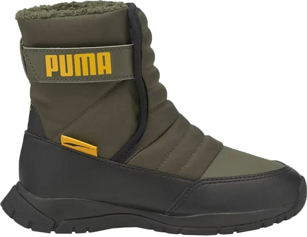 Këpucë fëmijësh Puma Nieve WTR AC PS, nr. 32, të gjelbërta