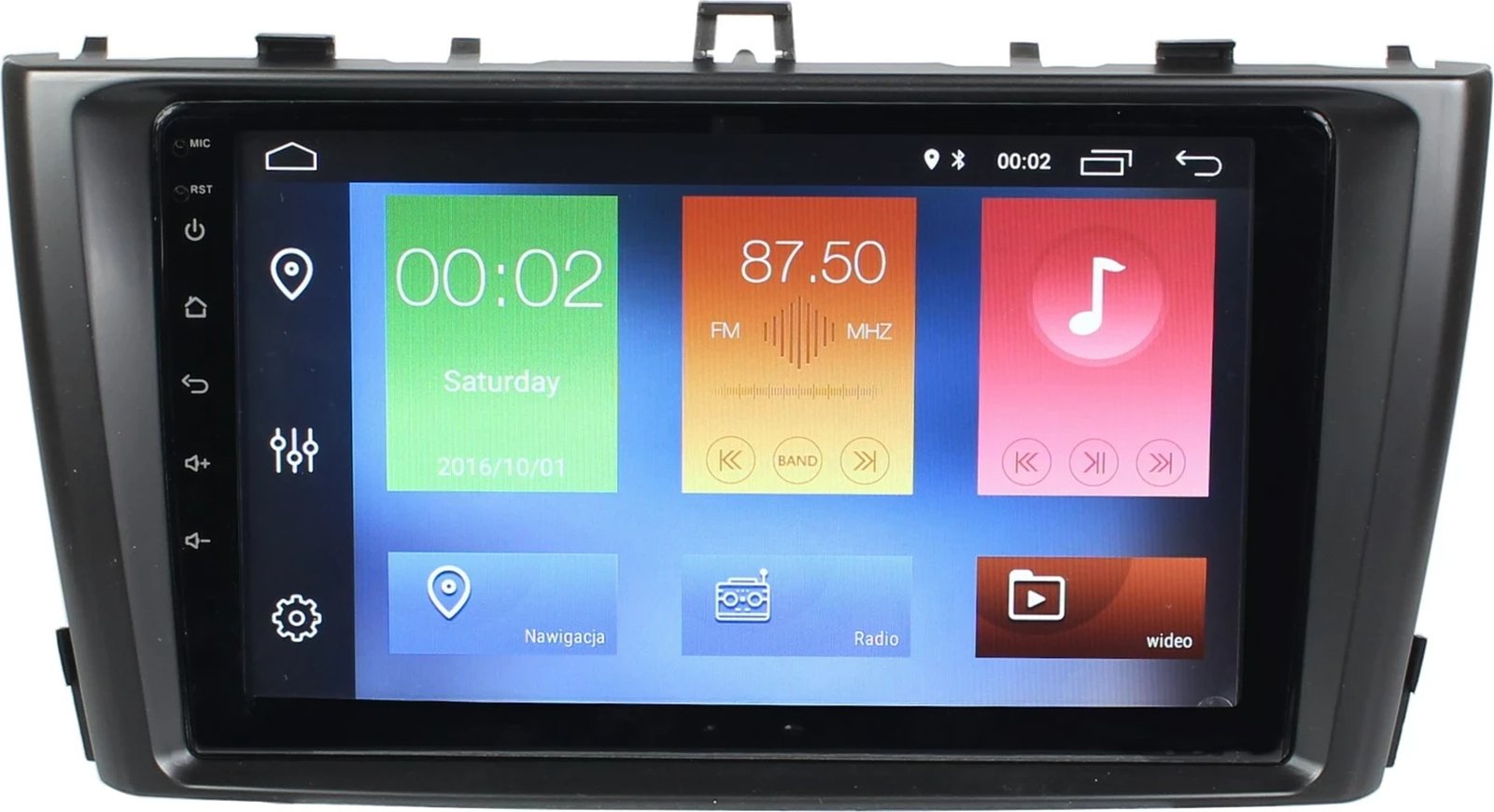 Navigacion GPS për Toyota Avensis T27, 2008-2015, 8/128, E zezë
