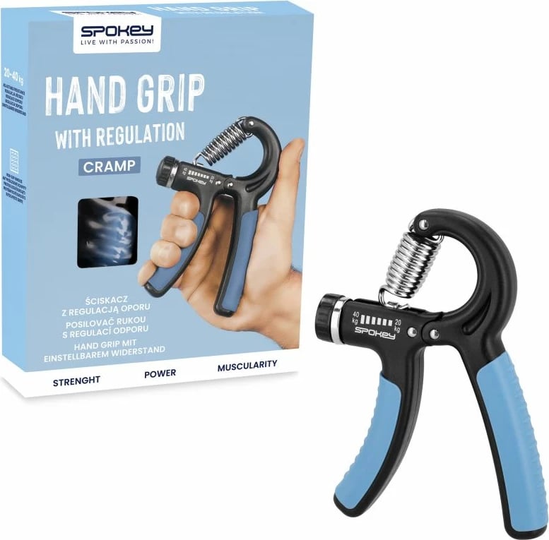 Grip Spokey për femra e meshkuj, e zezë