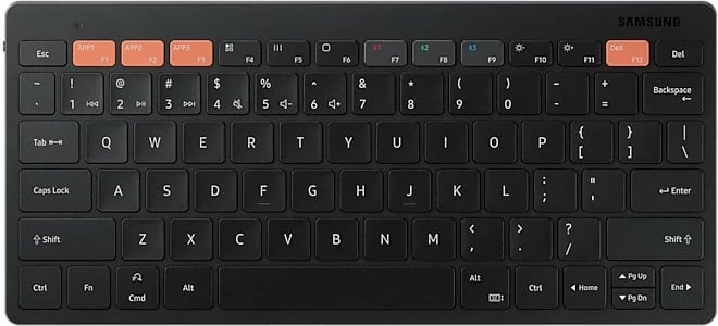 Tastierë Samsung EJ-B3400BBGGDE, QWERTZ, Gjermanisht, Wireless, Bluetooth, E zezë