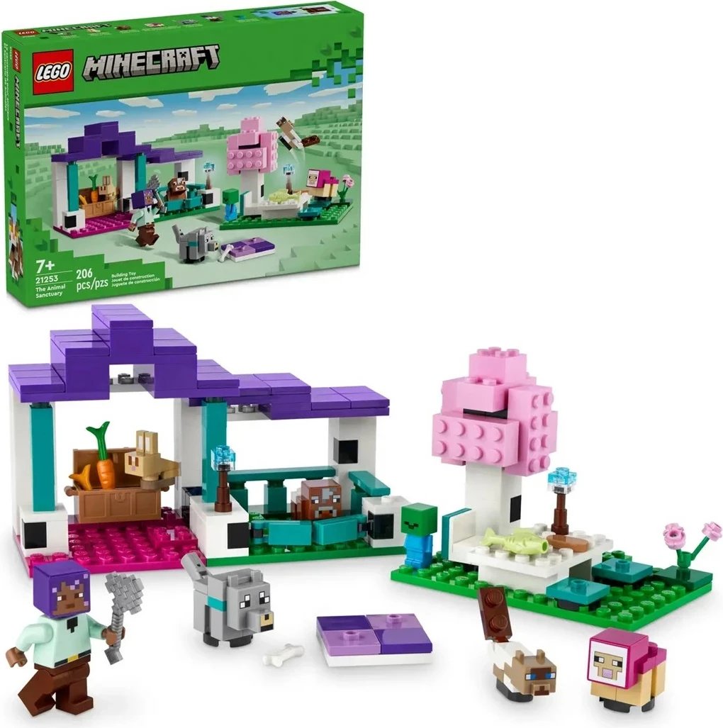 Set LEGO Minecraft 21253 The Animal Sanctuary