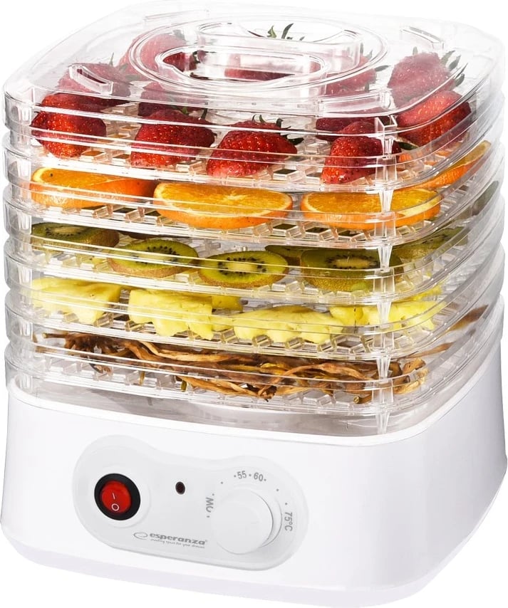 Dehidrues ushqimi Esperanza EKD004, 250 w, transparent