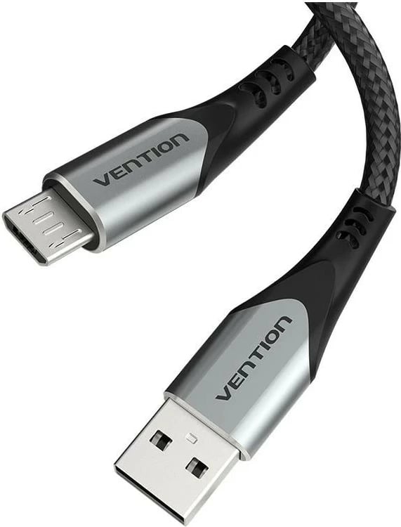 Kabëll Vention USB-A/microUSB, 3m, i zi