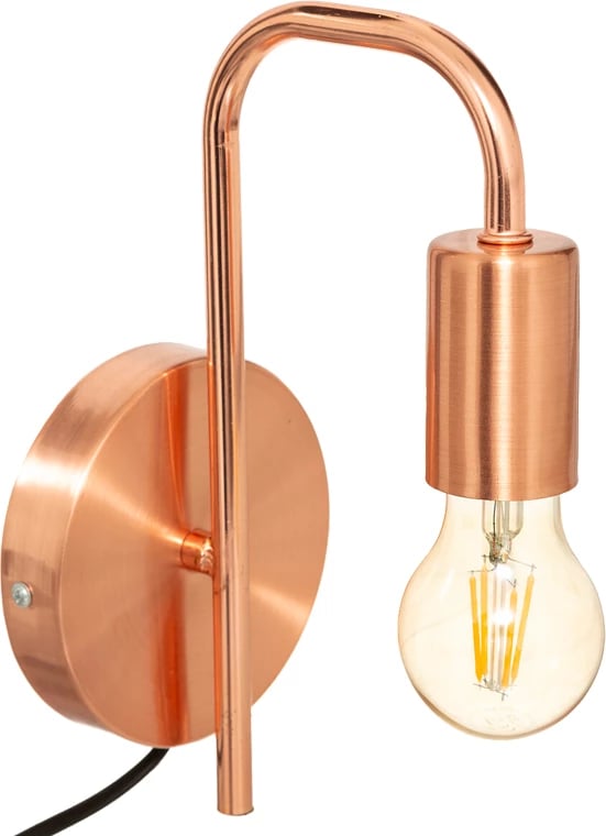 Llambë muri Zhola pakoworld E27 40W bronz 17x12x25cm