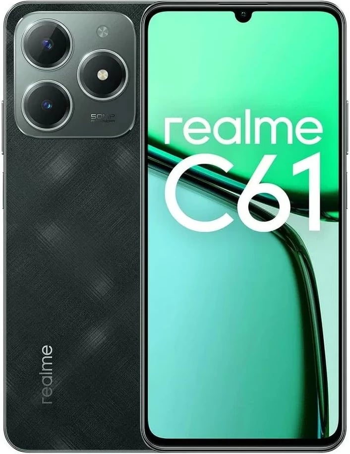 Celular Realme C61 6+128GB 6.74" Dark Green