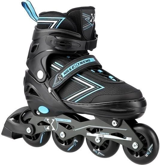 Patina NILS eXtreme NH11912 A 2IN1, e zezë/blu, për unisex, Nr. 39-42