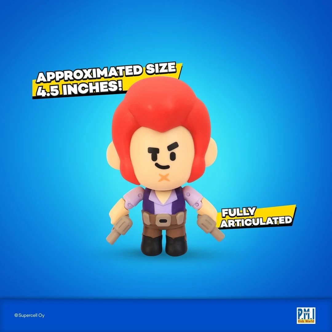 Figurë aksioni Brawl Stars S1, P.M.I. Kids World, Colt, 11cm