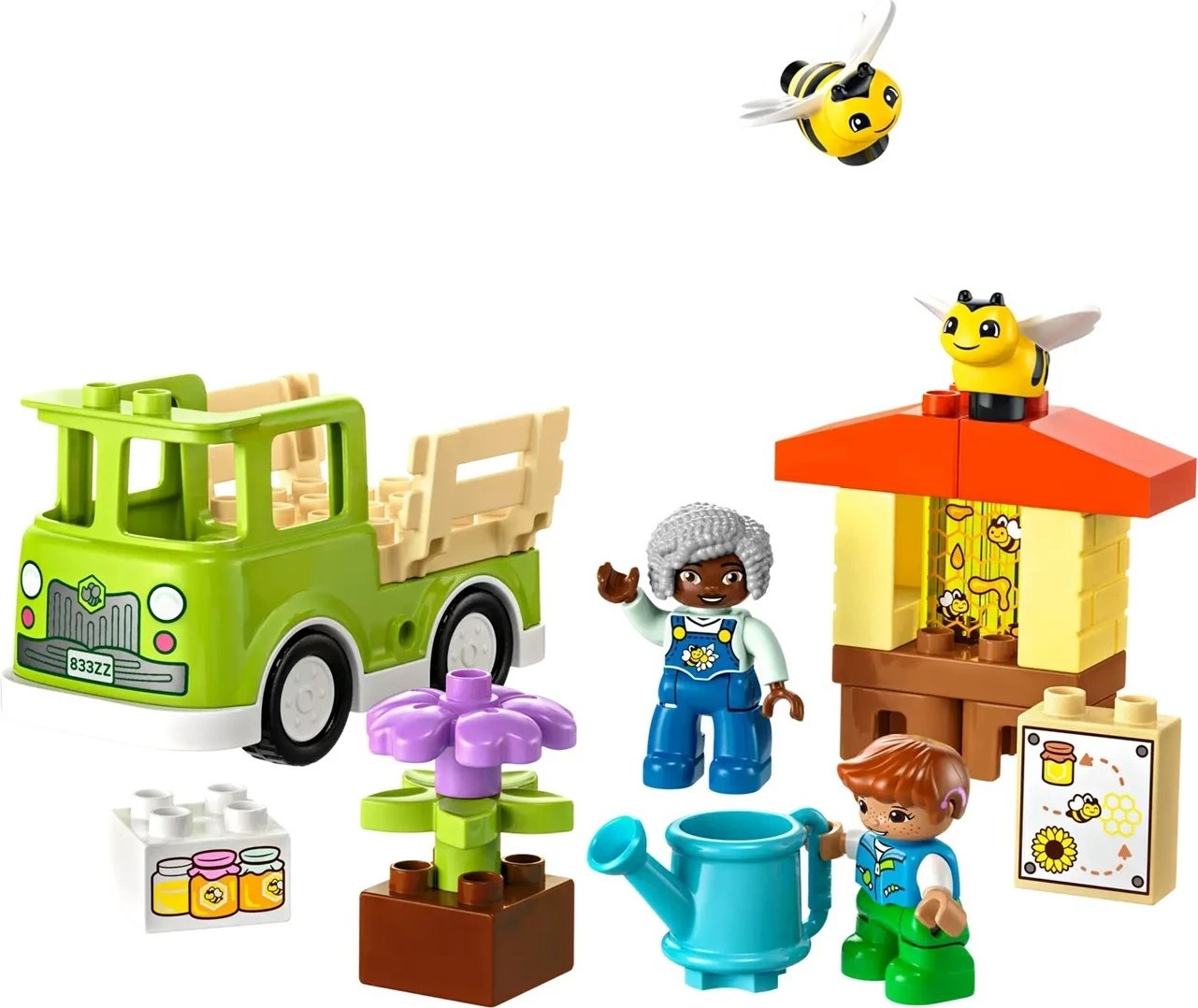 Set LEGO DUPLO 10419, Bletët dhe Koshnjat, për fëmijë 2+ vjet