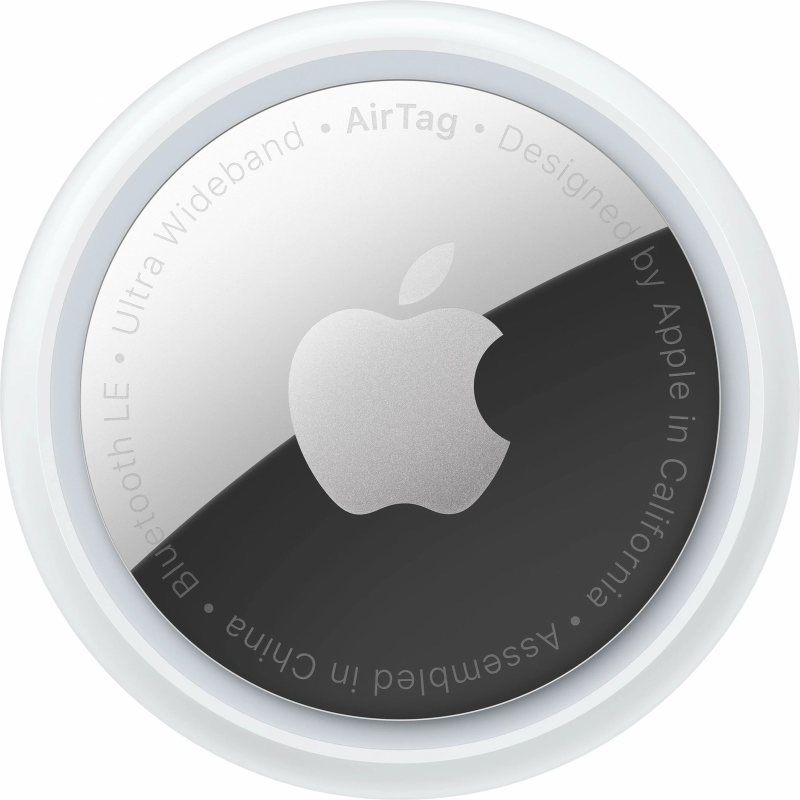 Gjetës Apple AirTag (1 Pack), Silver, White