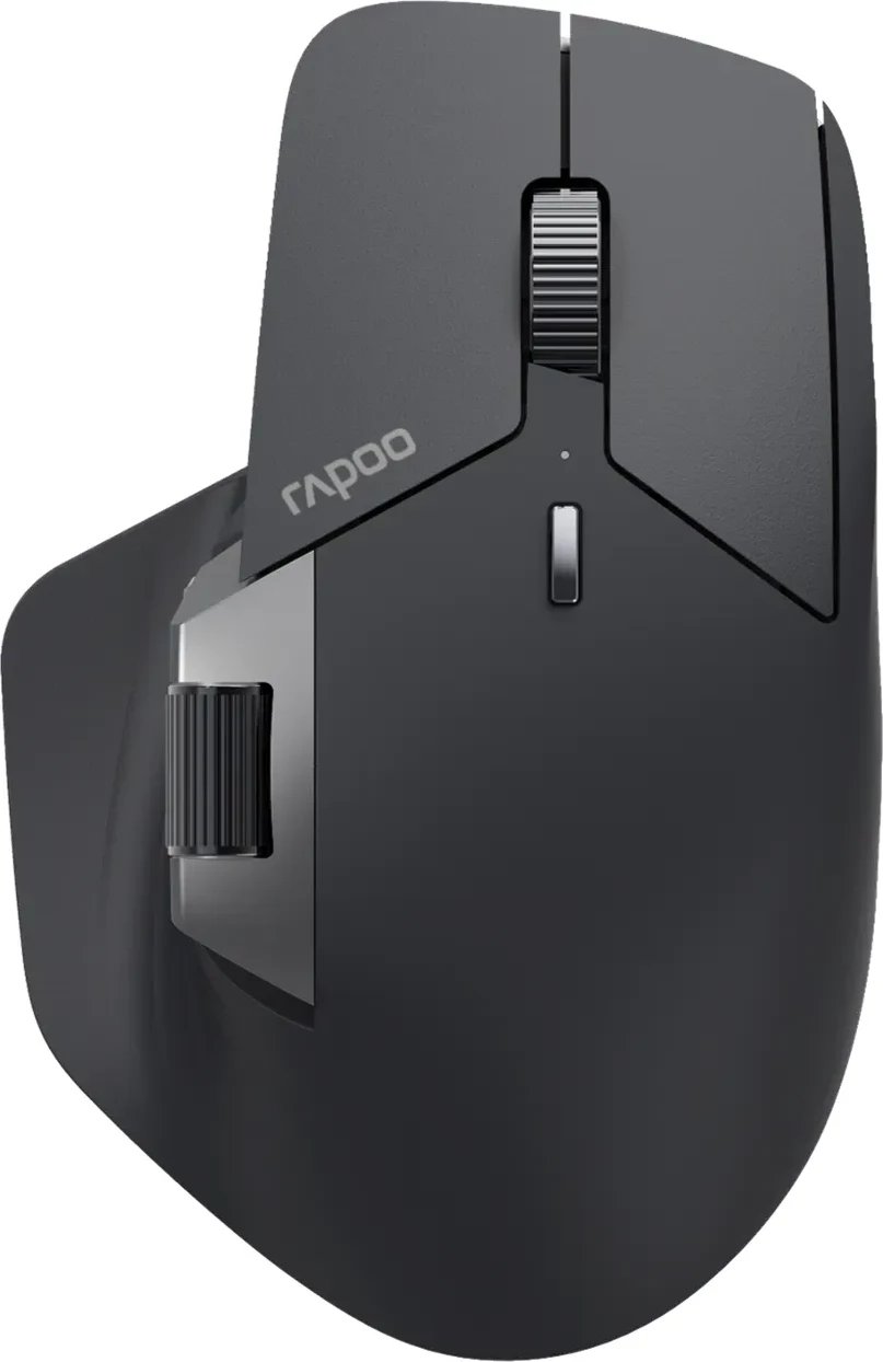 Maus ergonomik Rapoo MT760 L, pa tela, gri