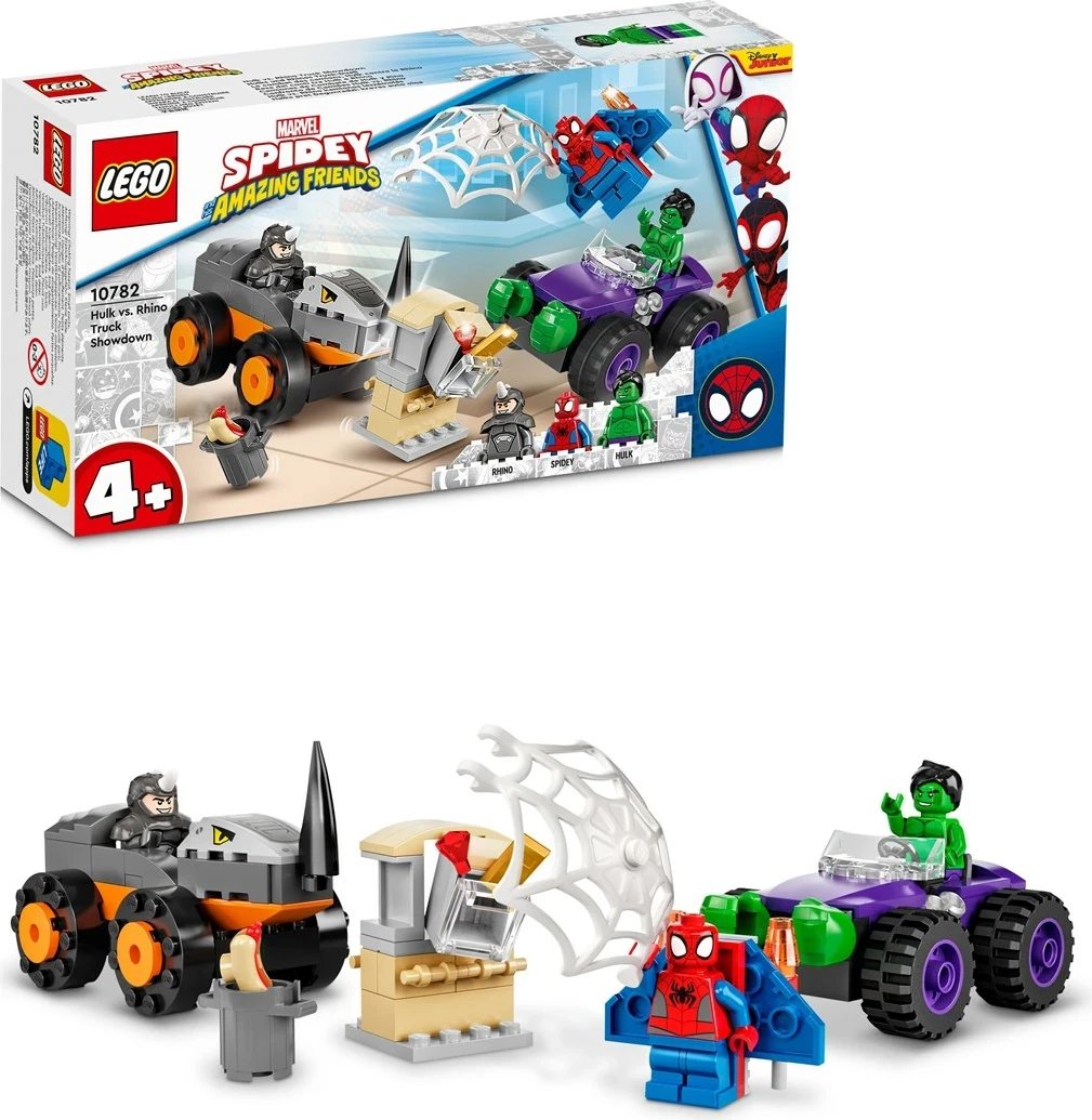 Set LEGO Marvel 10782 Hulk vs. Rhino, 110 pjesë