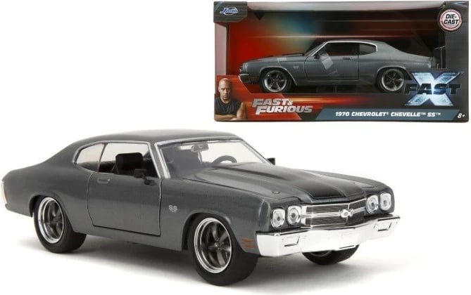 Model veture JADA F_F 1970 Chevrolet Chevelle SS, 1:24, Gri