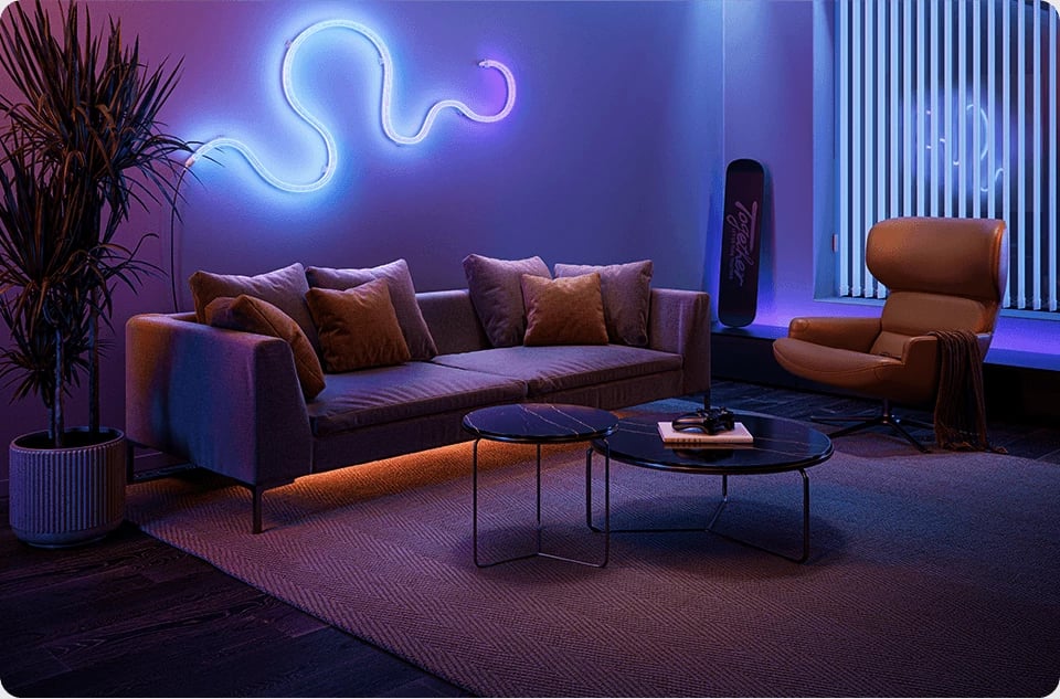 Shirit  zgjatës LED Xiaomi Pro smart lightstrip BHR6476GL, e bardhë