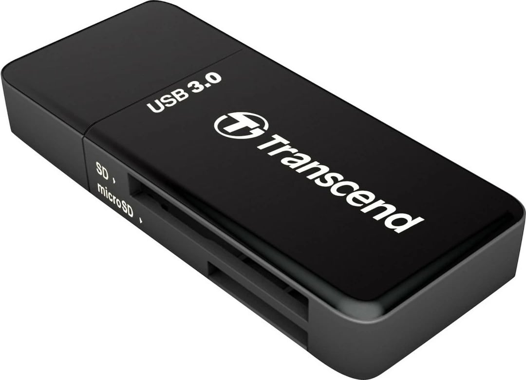 Lexues kartelash Transcend RDF5, MicroSDHC, MicroSDXC, SDHC, SDXC, USB 3.2 Gen 1, i zi