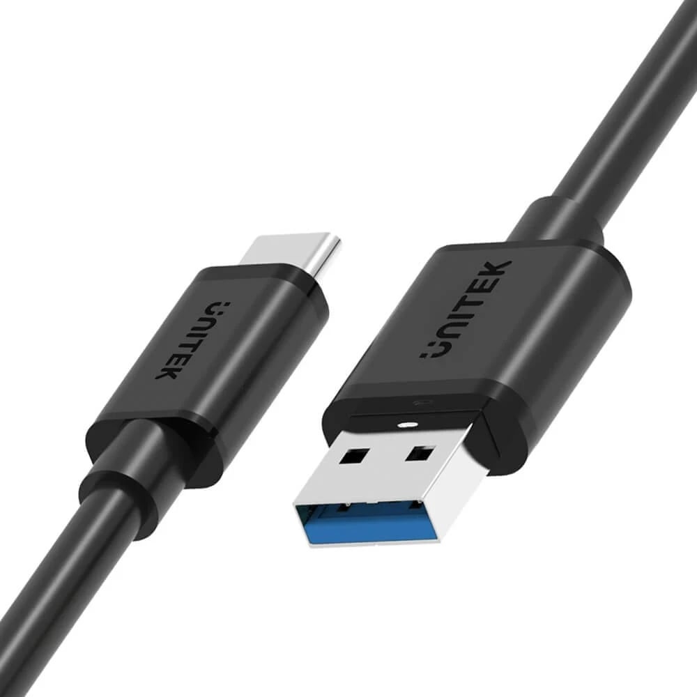 Kabllo Unitek USB-C 2.0, e zezë