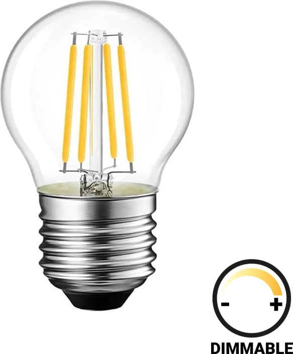 Llambë LED G45 Bulb pakoworld dimmable 4W E27 e kthjellët
