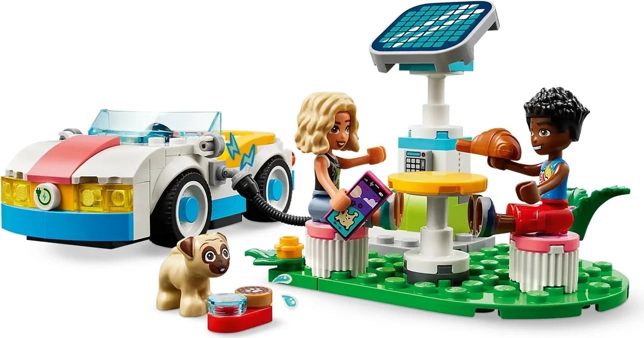 Set LEGO Friends 42609 Electric Car and Charger