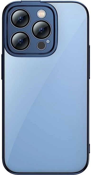 Mbështjellës Baseus Glitter për iPhone 14 Pro Max, ngjyrë blu