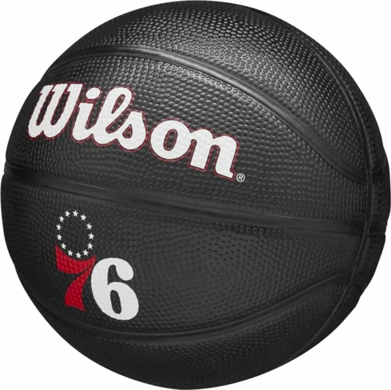 Top Basketbolli Wilson, Modeli Philadelphia 76ers, për Meshkuj dhe Femra, i Zi