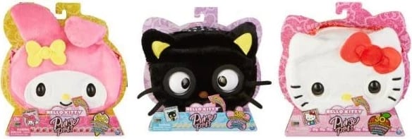 Çantë interaktive SPIN MASTER Sanrio Purse Pets, shumëngjyrëshe