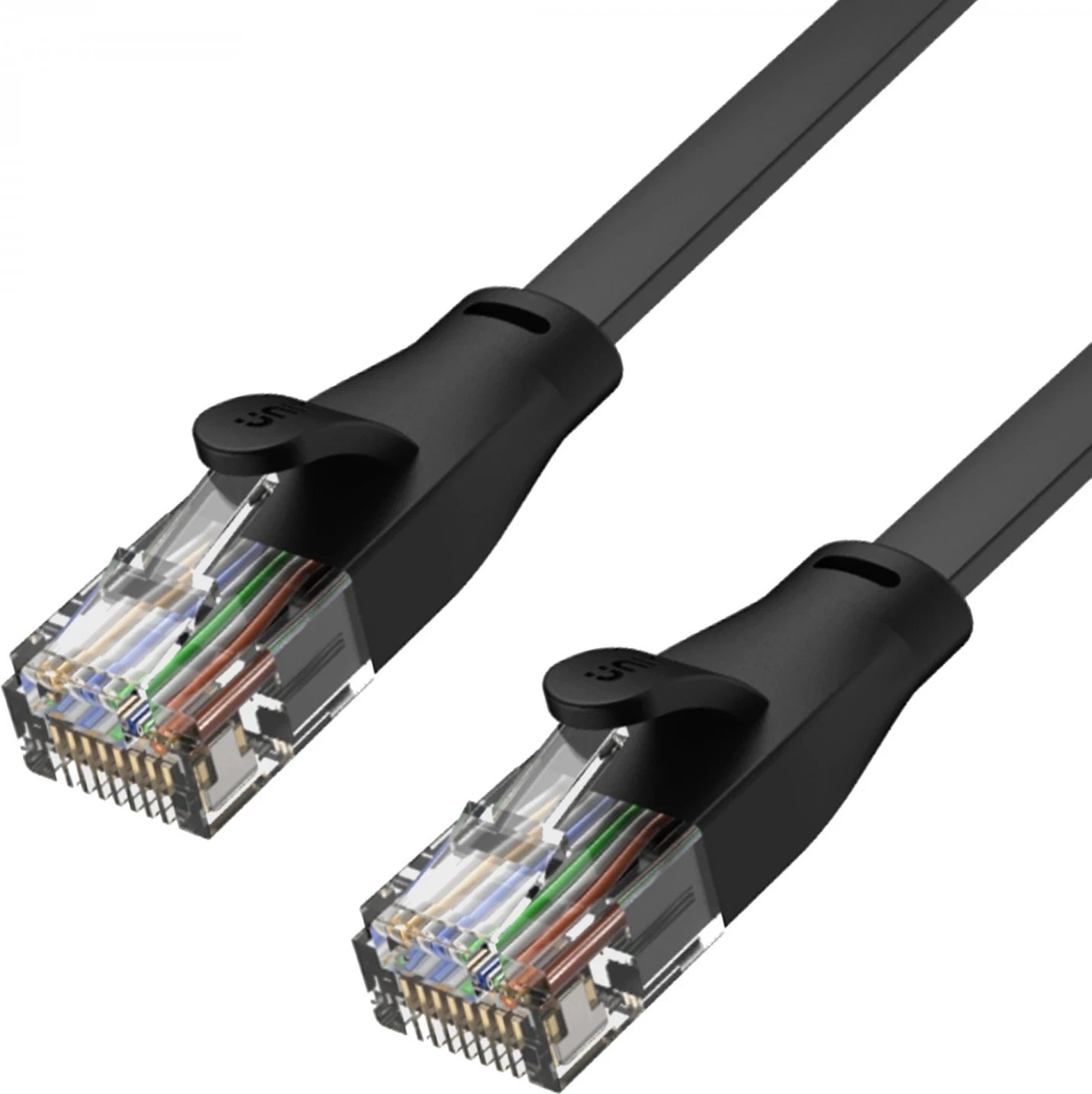 Kabllo Ethernet Unitek Cat.6, e zezë