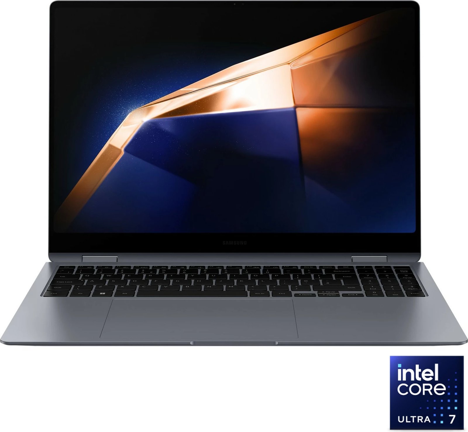 Laptop Samsung Galaxy Book4 Pro 360, Intel Core Ultra 7, 32 GB RAM, 1 TB SSD, Moonstone Gray