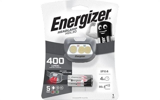 Dritë koke Energizer HDL30 3AAA 400 LM, Gri
