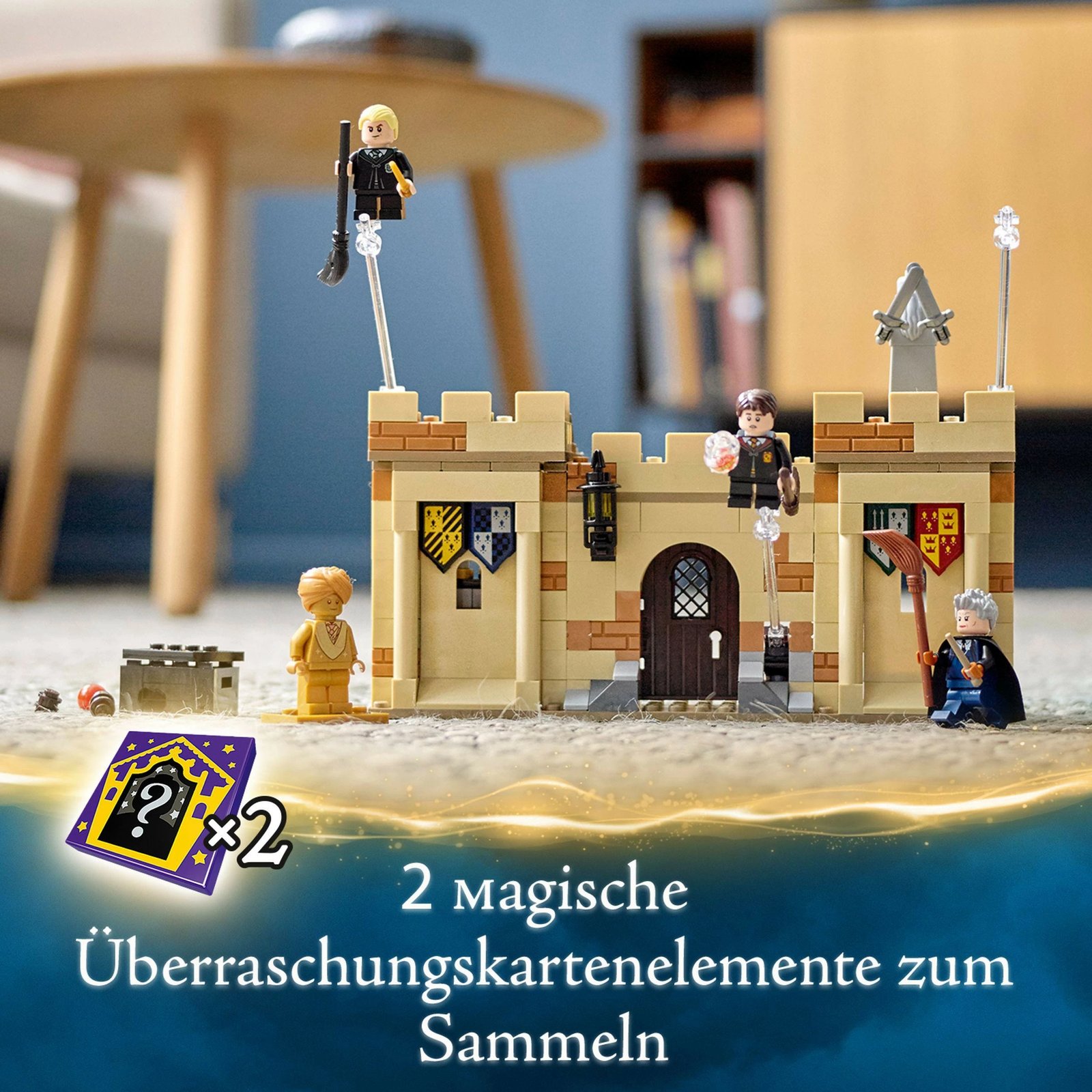 Set ndërtimi LEGO Harry Potter Hogwarts™: Mësimi i parë i fluturimit, 7 vjeç e lart, 264 pjesë, shumëngjyrësh