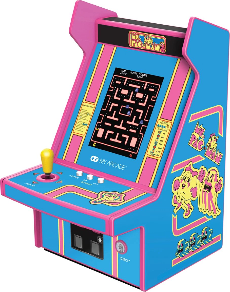 Paisje portative lojërash MS PACMAN, My Arcade Micro Player, 6.75"
