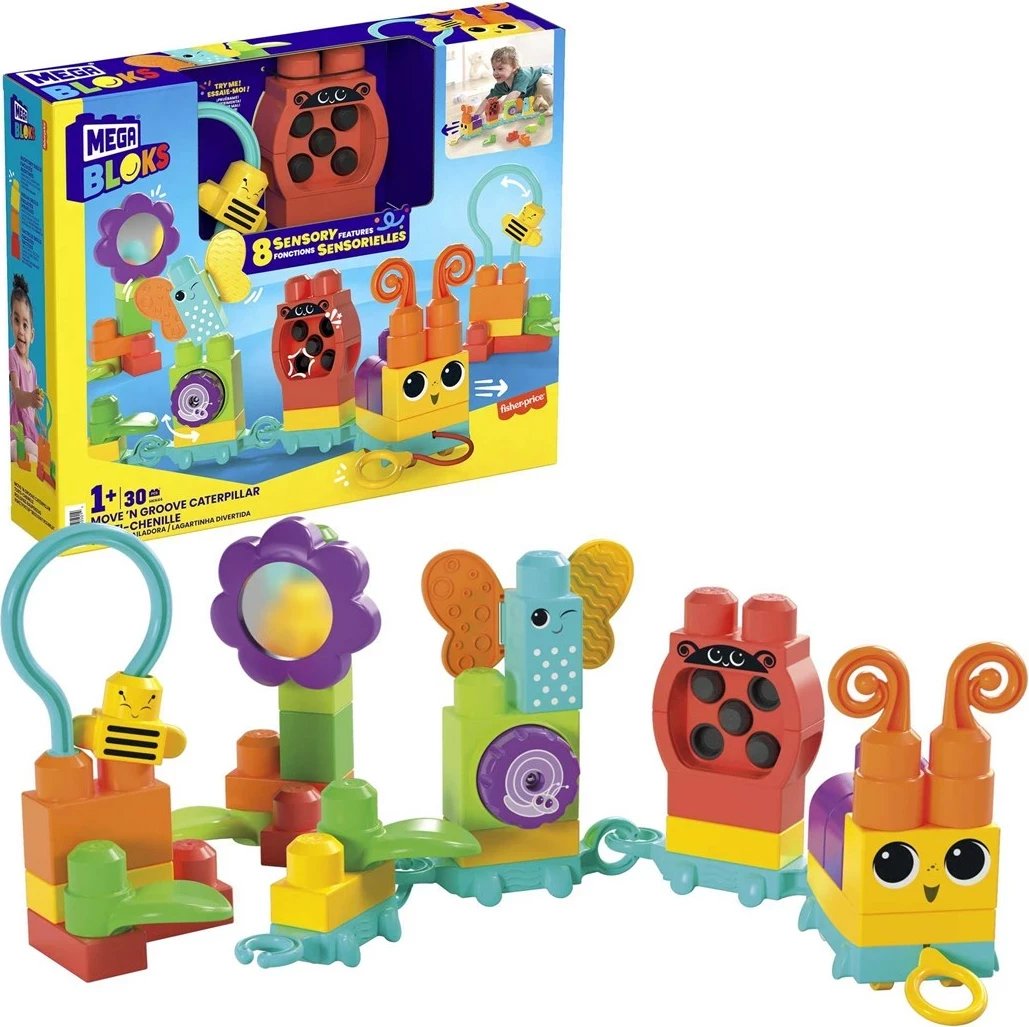 Lodra ndërtimi MEGA BLOKS HKN44, MATTEL, 30 pjesë, Shumëngjyrëshe