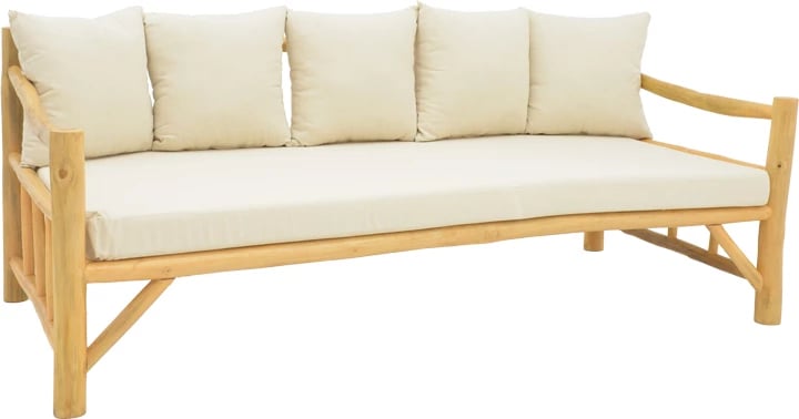 Divan Roziana pakoworld dru tik natyral 210x100x80cm