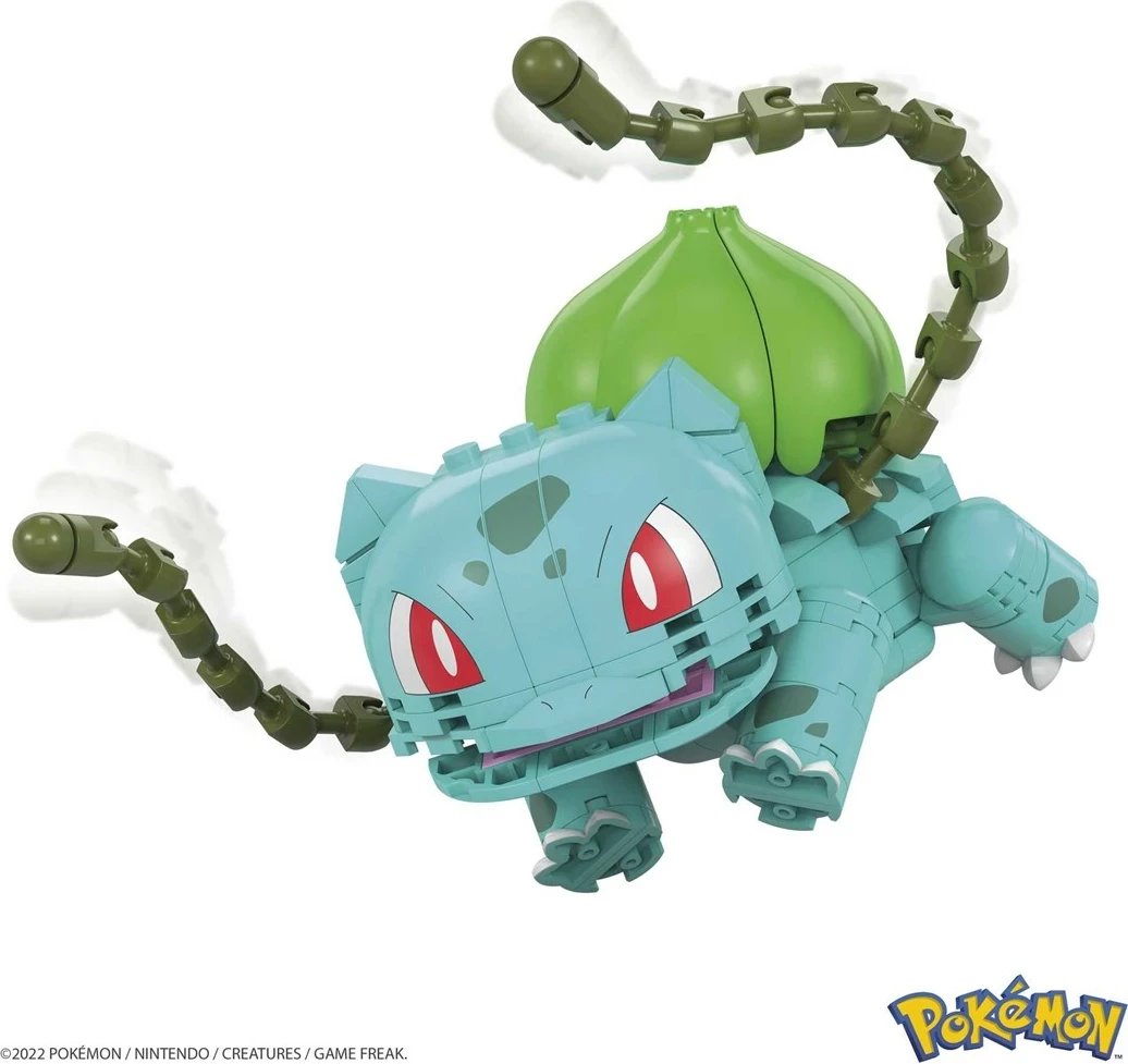 Set ndërtimi MATTEL MEGA Pokémon Bulbasaur, Gjelbër