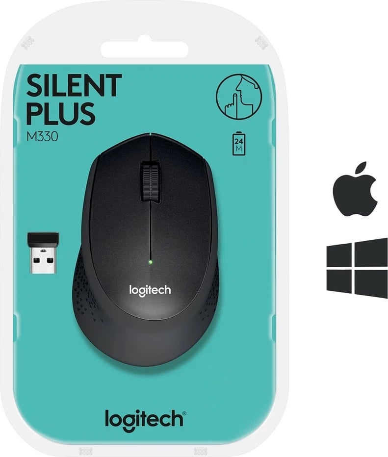 Maus Logitech M330 Silent Plus, i zi