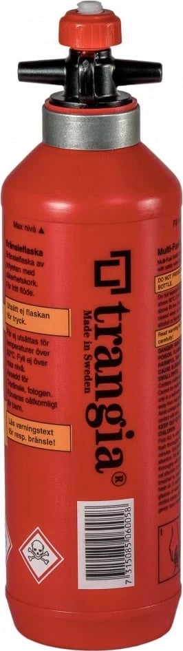 Shishe karburanti Trangia TRXACCESS02AZ01, 0.5 litra, e kuqe