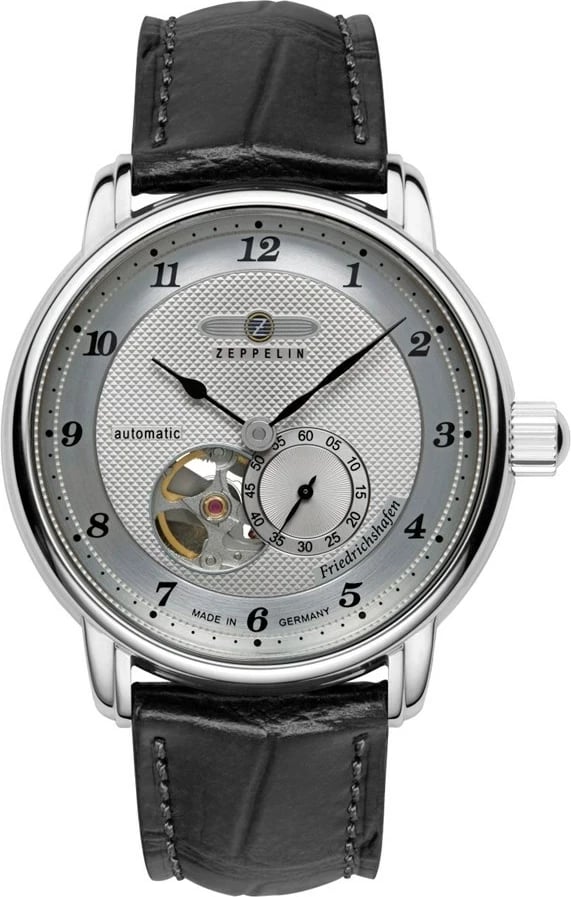 Orë Zeppelin Friedrichshafen 85664, 40mm, Argjendtë