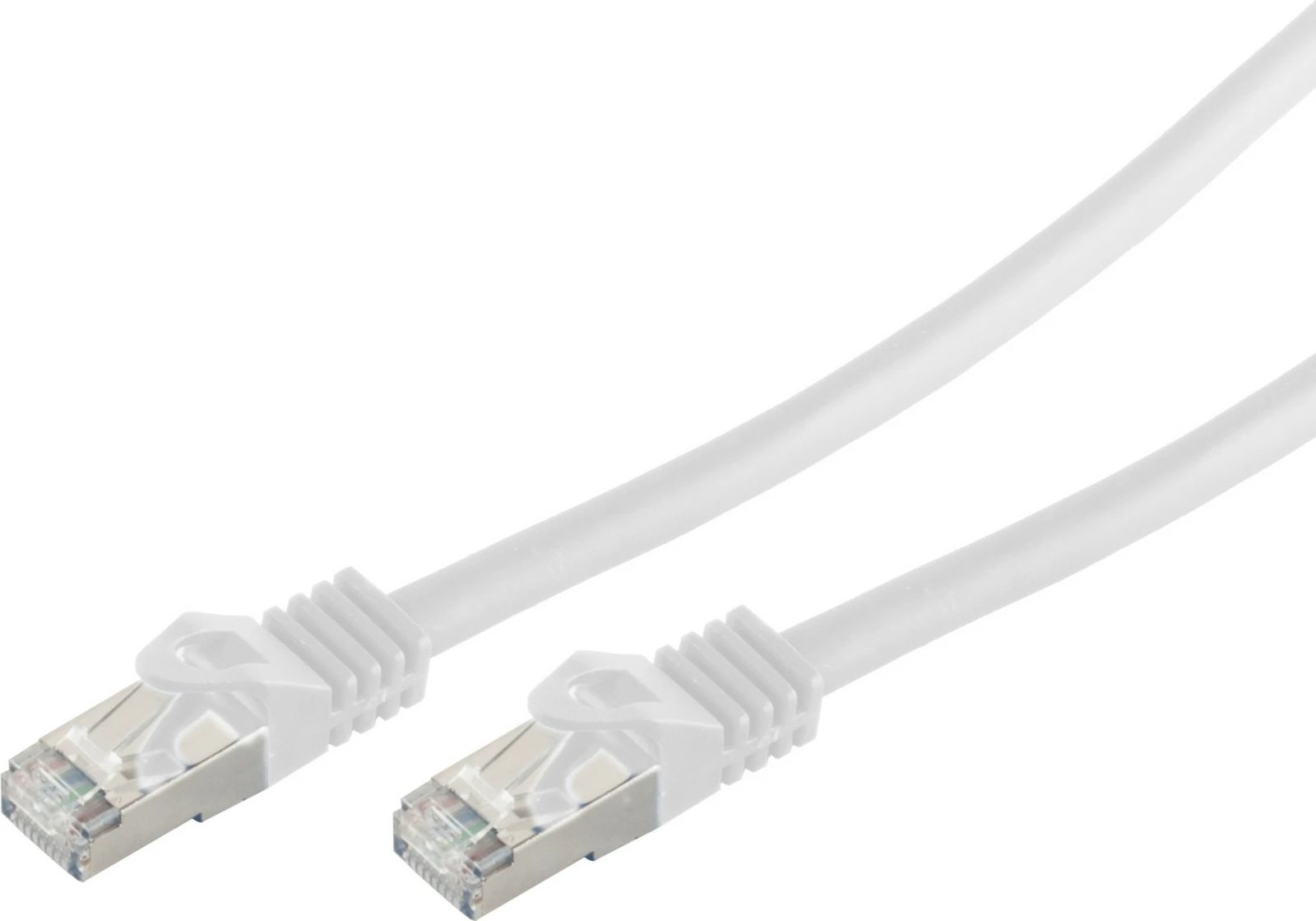 Kabllo rrjeti No-Name CAT7 RJ45 S/FTP PiMF 0.25m, Bardhë