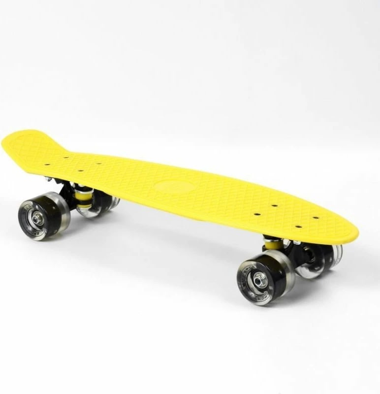 Skateboard SMJ për të gjithë, ngjyrë e verdhë