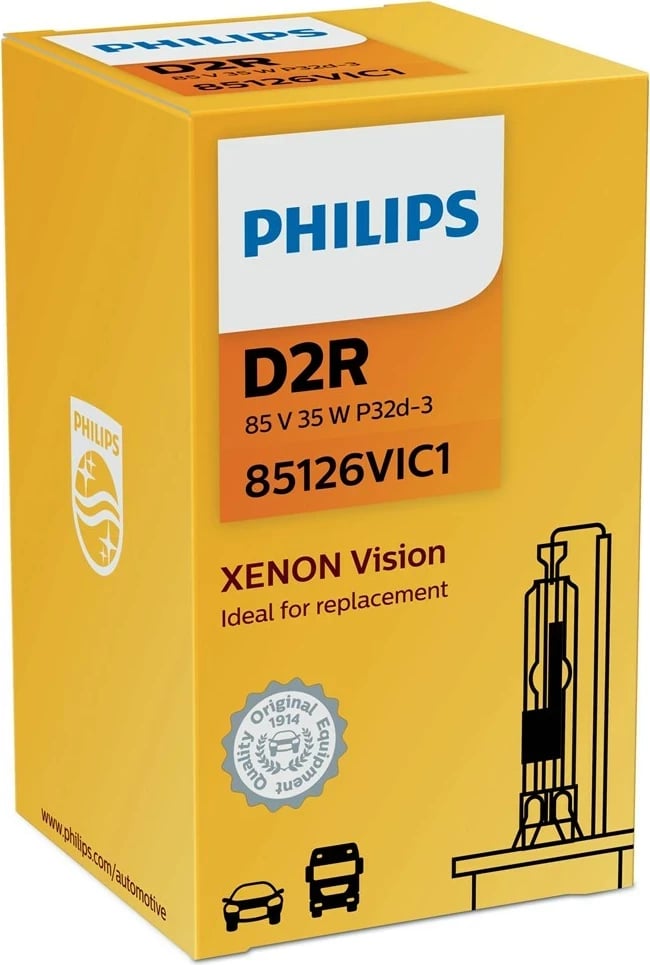Dritë kokaresh Philips Vision Xenon 85126VIC1, 35 W, Bardhë