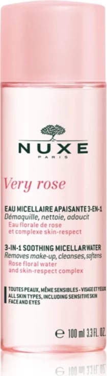 Ujë micelar Nuxe Very Rose, 100 ml