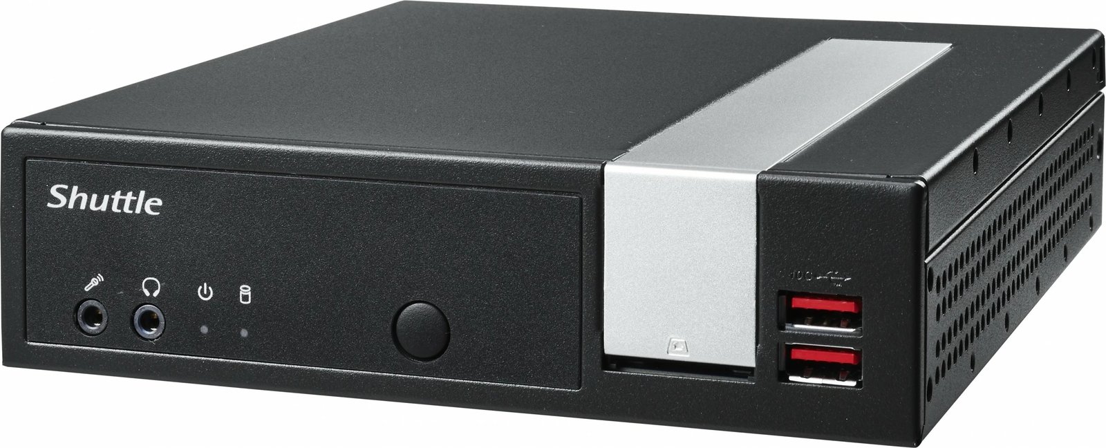 Mini PC Shuttle XPC slim Barebone DL20NV2, Celeron N4505, fanless, 1.35L, i zi