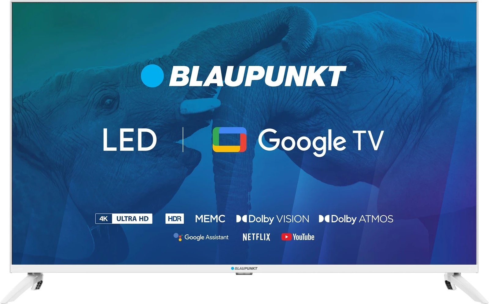 Televizor Blaupunkt 43UBG6010S 4K Ultra HD LED, GoogleTV, Dolby Atmos, WiFi, bardhë