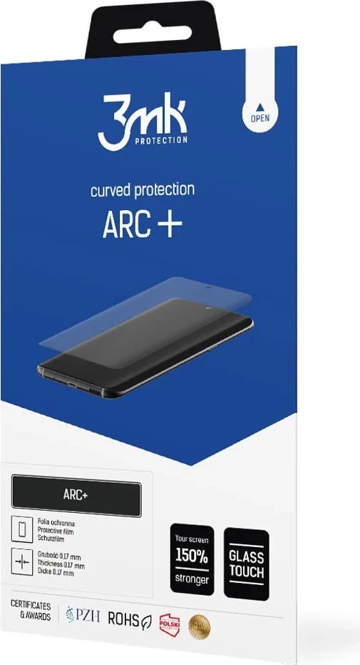 Mbështjellës 3MK ARC+ për Apple iPhone 13, transparent