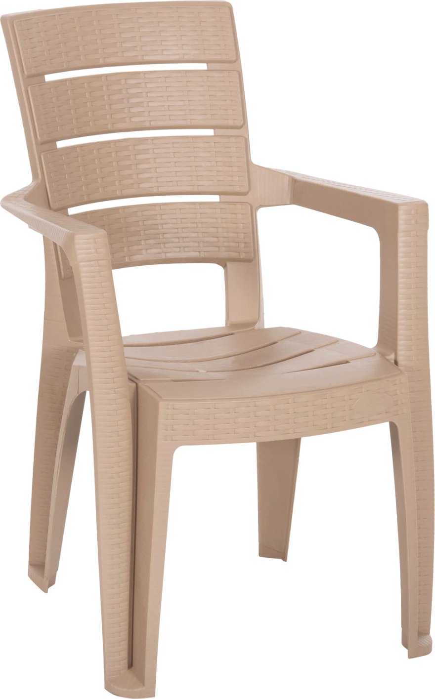 Karrige polipropileni DERYA FH6144.04 ngjyrë kapuçino 56.5x55x87H cm